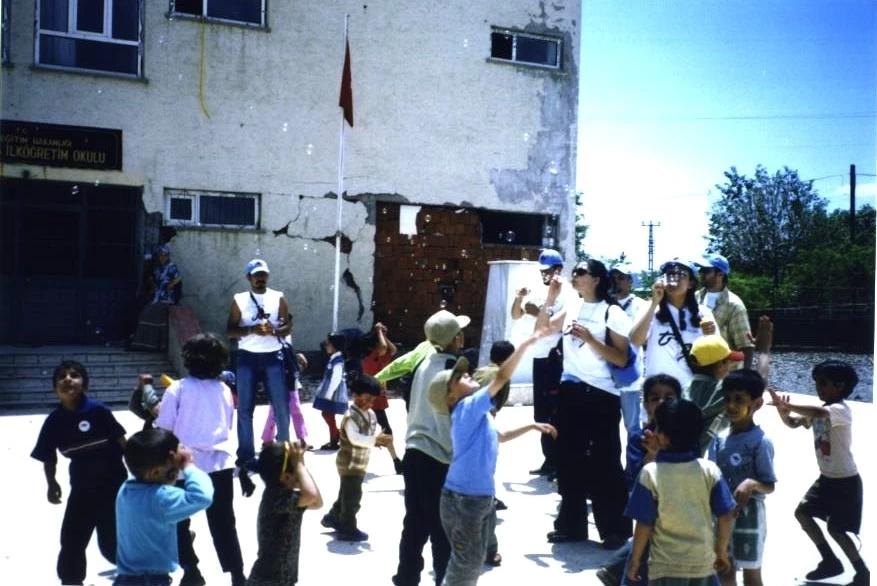 They conduct workshops with children and lecture to high school students