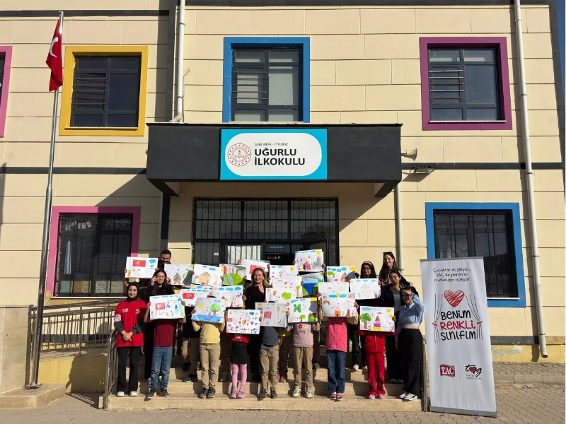“MY COLORFUL CLASSROOM” PROJECT BROUGHT COLOR TO CHILDREN’S DREAMS IN ŞANLIURFA!