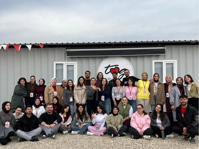TOPLUM GÖNÜLLÜSÜ GENÇLER HATAY KAMP’ÜS’TE!