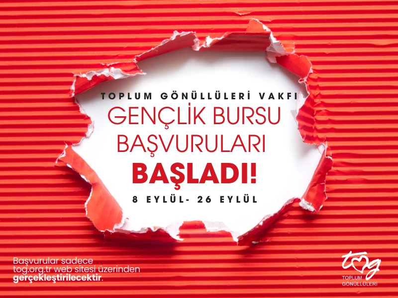 TOG Gençlik Bursu Başvuruları Başladı