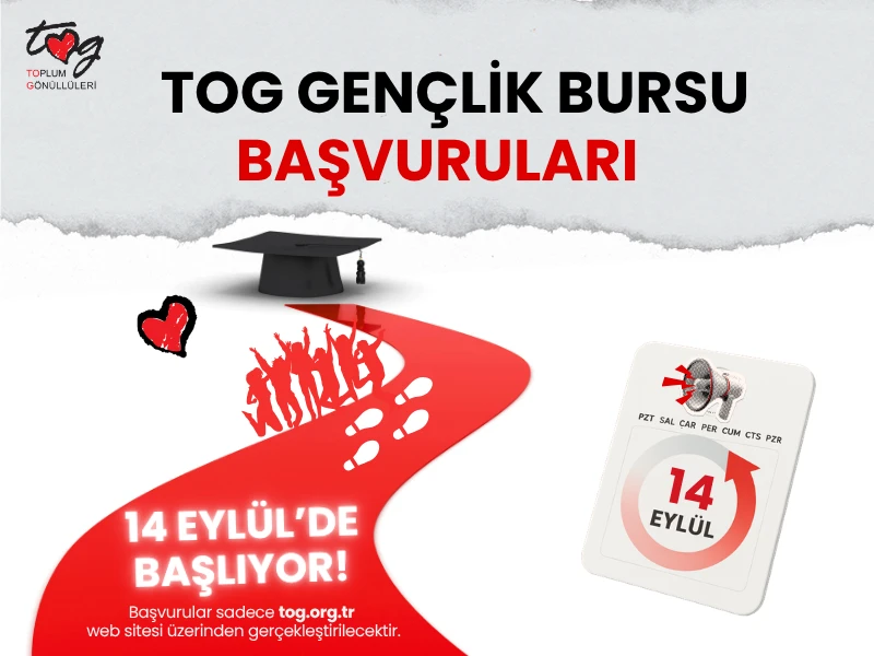 TOG Burs Başvuruları 14 Eylül'de Başlıyor!