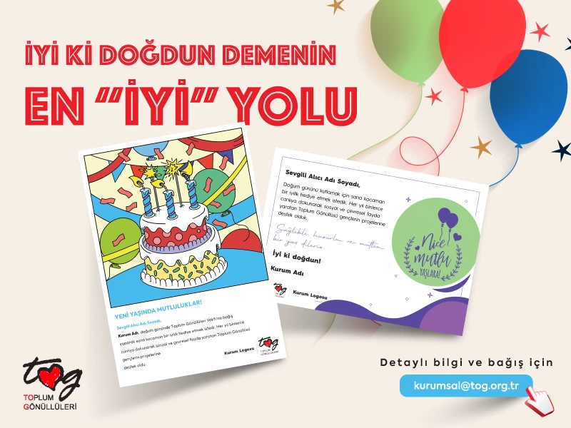Doğum günlerini bir iyilik hareketine dönüştürün.